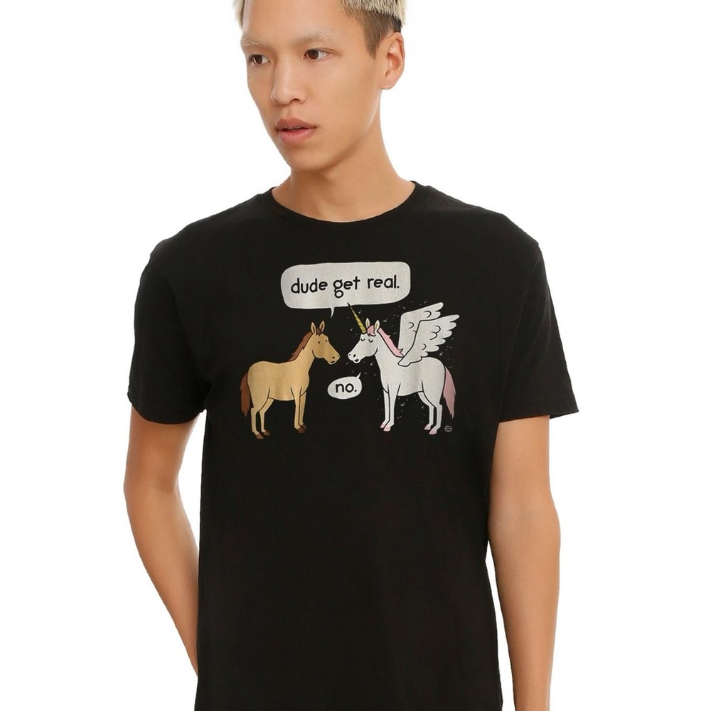 Hot Topic Get Real Unicorn Size 2XL T-Shirt